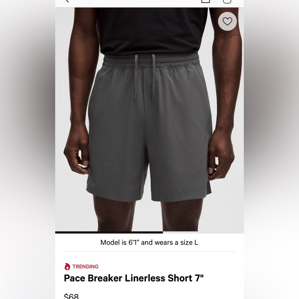 lululemon athletica Men's Athletic Shorts -  Blue